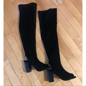 Thigh High PeepToe Boots